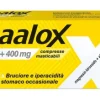 Maalox 40 compresse contro acidità di stomaco 400+400 mg