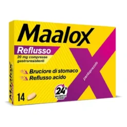Maalox Reflusso e bruciore di stomaco 14 compresse 20 mg