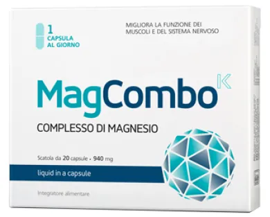 MagCombo K Integratore Alimentare di magnesio 20 capsule