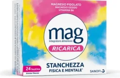 Mag Ricarica 24 Ore Integratore Alimentare 24 bustine