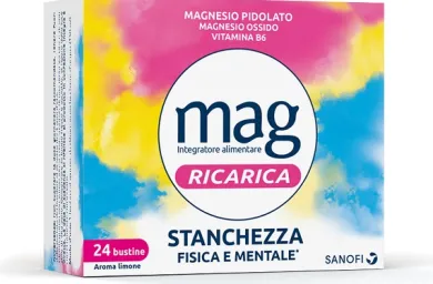 Mag Ricarica 24 Ore Integratore Alimentare 24 bustine