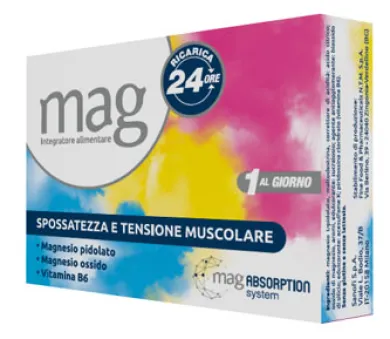 Mag Ricarica 24 Ore Integratore Alimentare 10 bustine