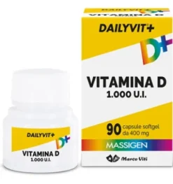 Marco Viti Dailyvit+ Vitamina D 1000 UI Integratore 90 Capsule