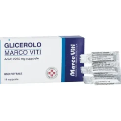 Marco Viti Glicerolo Adulti 18 Supposte 2250 mg