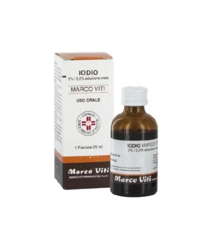 Marco Viti Iodio 2% Soluzione Orale flacone da 25 ml