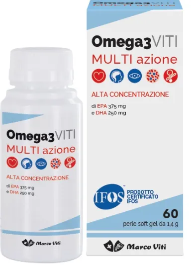 Marco Viti Omega3 Viti Multiazione Integratore 60 perle