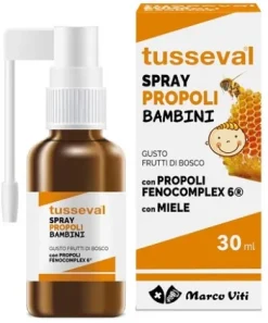 Marco Viti Tusseval Gola Propoli Spray Bambini 30 ml