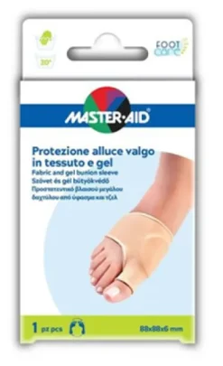 Master Aid Protezione Alluce Valgo Tessuto e Gel 1 pezzo