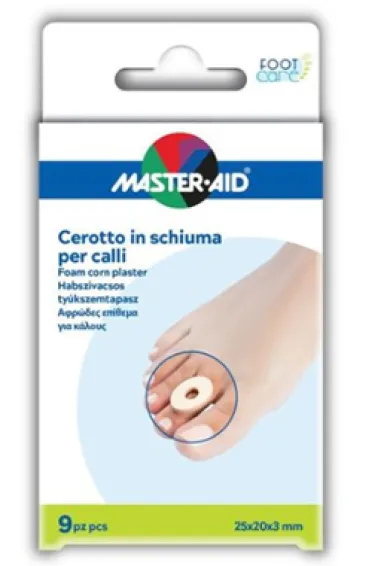 Master Aid Protezione Cerotto Schiuma Calli 9 pezzi
