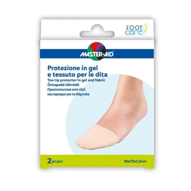 Master Aid Protezione in Gel e Tessuto per Punta Piedi 2 pezzi
