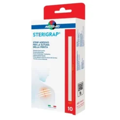 Master Aid Sterigrap Strip Adesivo sutura ferite 100x6 mm 10 pz