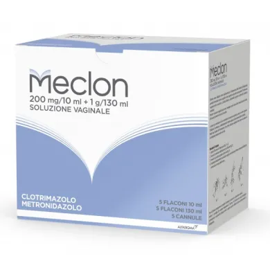 Meclon Soluzione Vaginale per la candida 5 flaconi