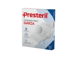 Medipresteril Compresse di garza sterili 12-8 10x10 cm 100 pezzi