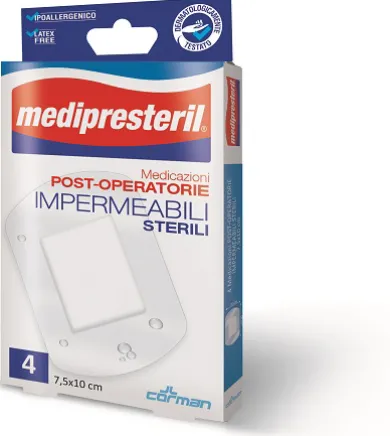 Medipresteril Medicazione Post Operatoria Impermeabile 10X15 Cm