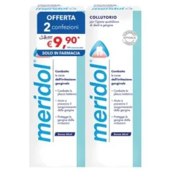 Meridol Collutorio per l'igiene della bocca Bipacco 2 pezzi