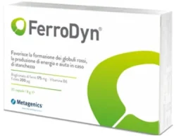 Metagenics Ferrodyn HI Integratore Alimentare 30 capsule