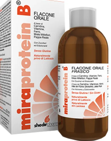 Miraprotein B Integratore Alimentare Sciroppo da 200 ml