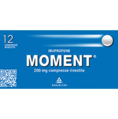 Moment contro dolori 12 compresse rivestite 200 mg
