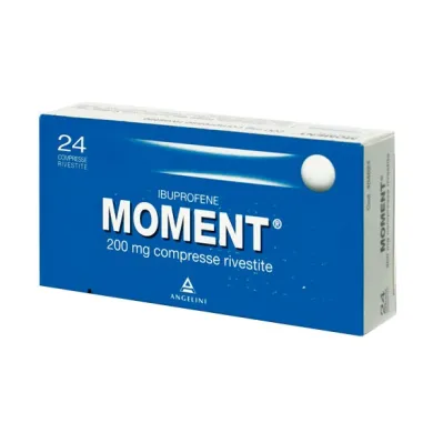 Moment contro dolori 24 compresse rivestite 200 mg