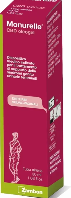 Monurelle CBD Oleogel a base di cannabidiolo 30 ml