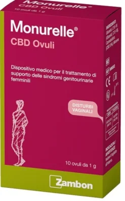 Monurelle CBD 10 ovuli vaginali