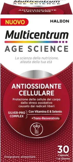 Multicentrum Age Science Antiossidante cellulare 30 capsule