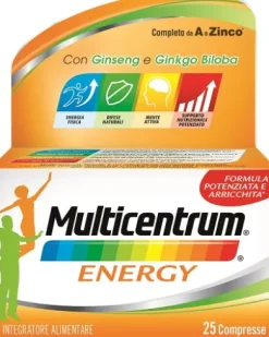 Multicentrum Energy Integratore Alimentare 25 compresse