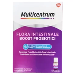 Multicentrum Flora Intestinale Boost Probiotici Integratore
