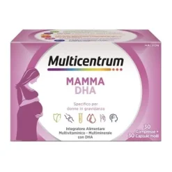 Multicentrum Mamma DHA 30+ Integratore Alimentare 30 compresse