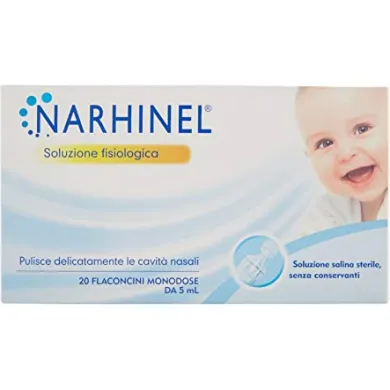Narhinel Soluzione Fisiologica per pulizia naso 20 flaconcini
