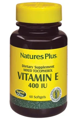 Natures Plus Vitamina E 400 Integratore 60 capsule