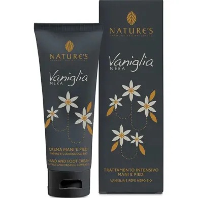 Nature's Vaniglia Nera Crema Mani e Piedi tubetto da 75 ml