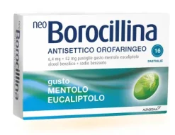 NeoBorocillina Antisettico Orale Gusto Menta 16 pastiglie