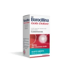 NeoBorocillina Gola Dolore Spray per la gola gusto menta 15 ml