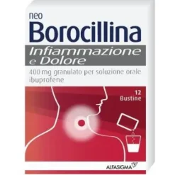 NeoBorocillina Infiammazione e Dolore per la gola 12 bustine