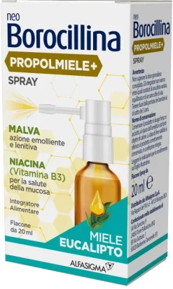 Neoborocillina Propolmiele+ Spray Miele eucalipto 20 ml