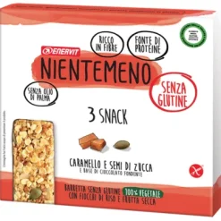 NIENTEMENO BARRETTE CARAMELLO E SEMI DI ZUCCA