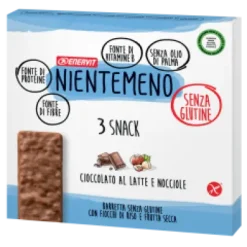 NIENTEMENO BARRETTE CIOCCIOLATO BIANCO E NOCCIOLE