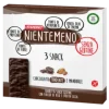 NIENTEMENO BARRETTE CIOCCOLATO FONDENTE E MANDORLE