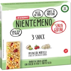 NIENTEMENO BARRETTE PISTACCHI, MIRTILLI E CIOCCOLATO BIANCO