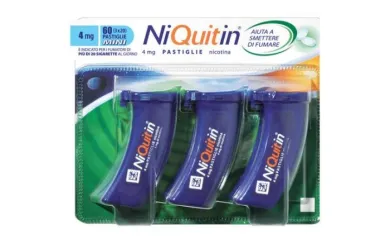 NIQUITIN MINI 60 PASTIGLIE (3X20) 4 MG