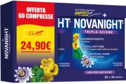 Novanight Bipack Integratore Alimentare per dormire 60 compresse