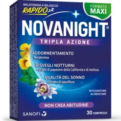 Novanight Integratore Alimentare per dormire 30 compresse