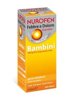 Nurofen Febbre Dolore Bambini 100 mg gusto arancia