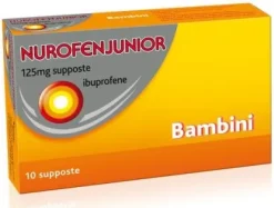 NUROFENJUNIOR 10 SUPPOSTE 125 MG