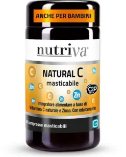 Nutriva Natural C Integratore 60 compresse masticabili