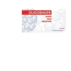 Oligobauer 4 Rame Oro Argento 20 Fiale