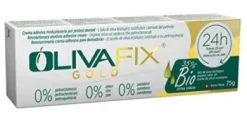 Olivafix Gold Crema per Dentiera Tubo da 75 g