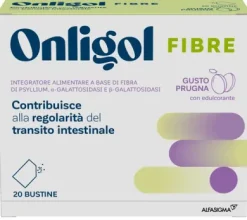 Onligol Fibre Regolarità Intestinale Prugna 20 bustine