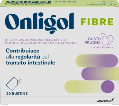 Onligol Fibre Regolarità Intestinale Prugna 20 bustine